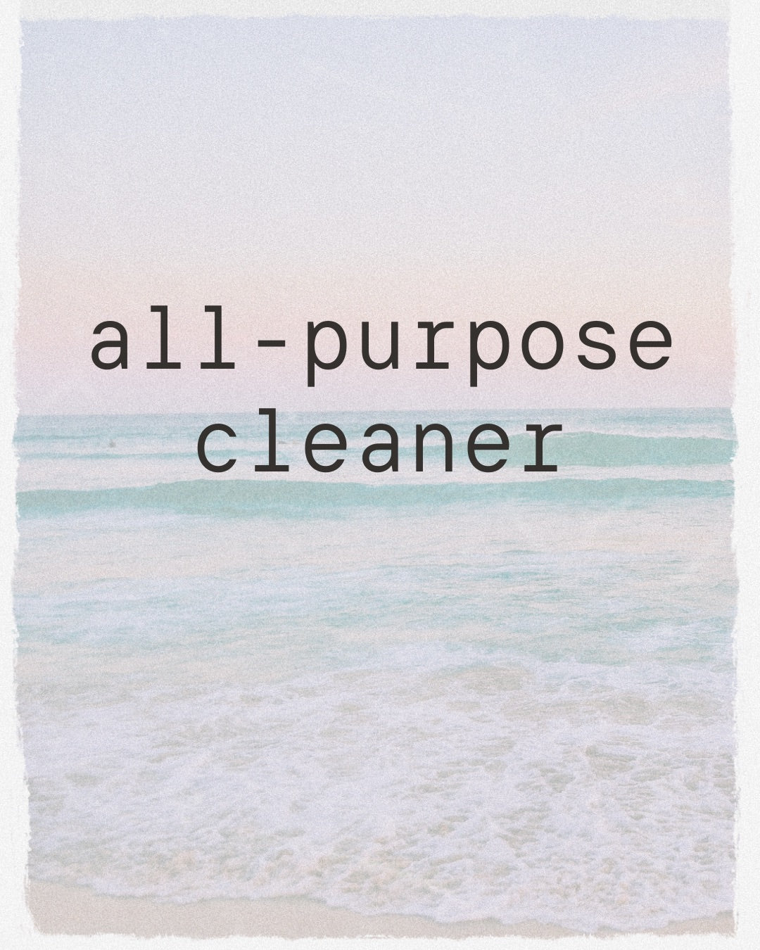 All Purpose Cleaner